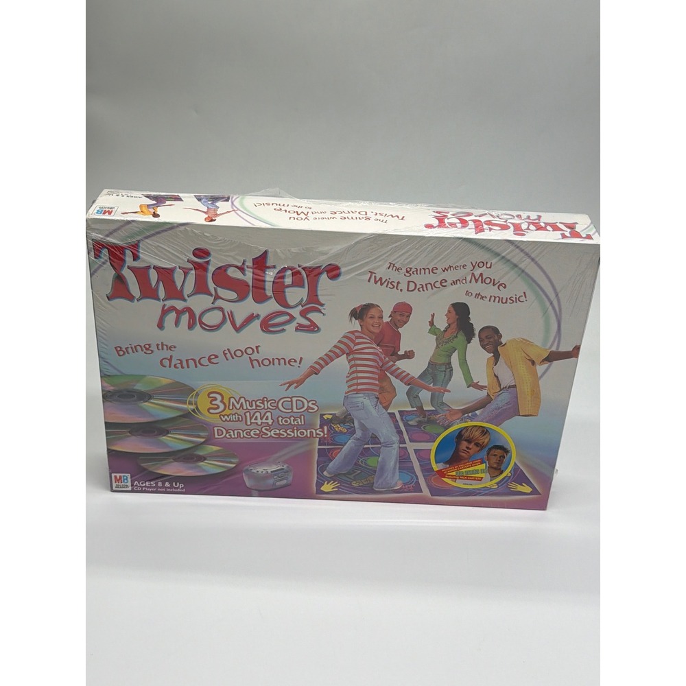 Milton Bradley Twister Moves Board Game 2003 New Sealed Aaron Nick Carter 40908